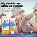 Baby Sunblock Cream Protect and Sensitive Sun Screen Lotion SPF 50  Refreshing Sunblock Kids Sunscreen for Sensitive Skin. 