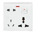 6 Pin Multi with Type I, 2 Pin and 3 Pin Combined Function Universal Socket with Switch 6Pin Multy. 