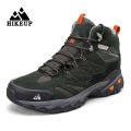 HIKEUP Brand Professional Outdoor Hiking Boot Genuine Leather Trekking Mountain Sneakers Camping Men Shoes Tactical Hunting Boot. 