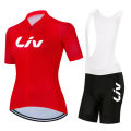 2025 Pro Team Women LIV Cycling Set Summer Women MTB Bike Cycling Clothing Bicycle Clothes Ropa Ciclismo Cycling Jersey Set. 