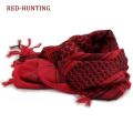 Tactical Hunting Scarf Shemagh Tactical Desert Keffiyeh Head Neck Scarf Arab Wrap with Tassel 43x43 inches.