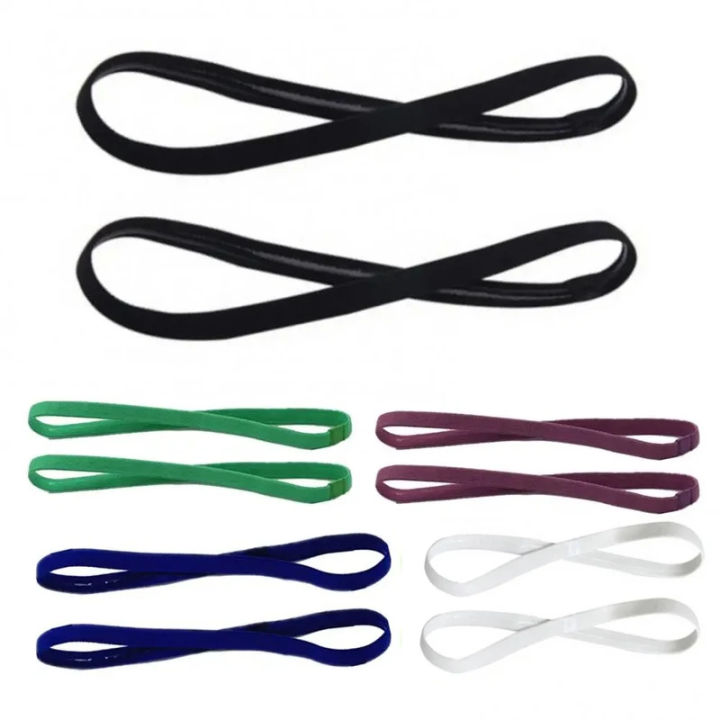 1/2/5Pcs%20Women%20Sweatbands%20Football%20Yoga%20Pure%20Hair%20Bands%20Anti-slip%20Elastic%20Rubber%20Thin%20Sports%20Headband%20Men%20Hair%20Accessories%20-%20Image%203