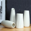 Flower Vase ceramic vase simple Nordic retro ceramic simple geometric flower vase. 