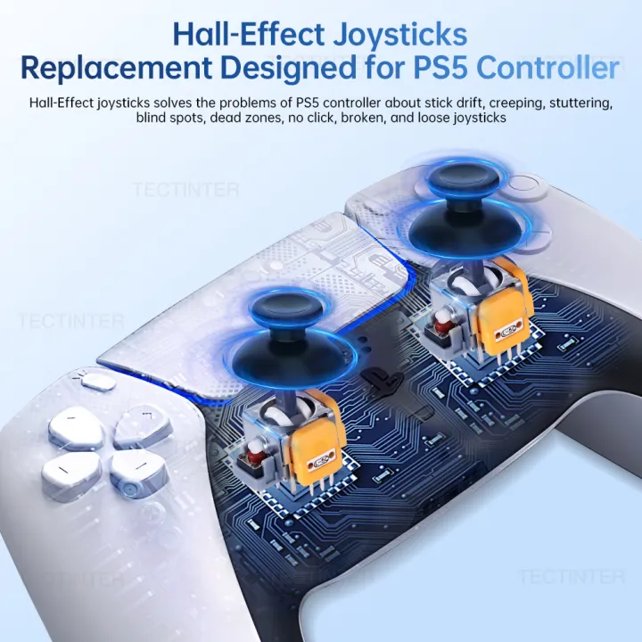 2PCS%20Hall%20Effect%20Joystick%20Replacement%20for%20PS5%20Controller%20Gamepad%203D%20Analog%20ThumbStick%20Repair%20Parts%20Kit%20for%20PS5%20Accessories%20-%20Image%202