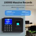 Biometric Fingerprint Attendance Machine Smart Fingerprint Time Attendance Machine Time Clocking Recorder Employee Worker Device. 
