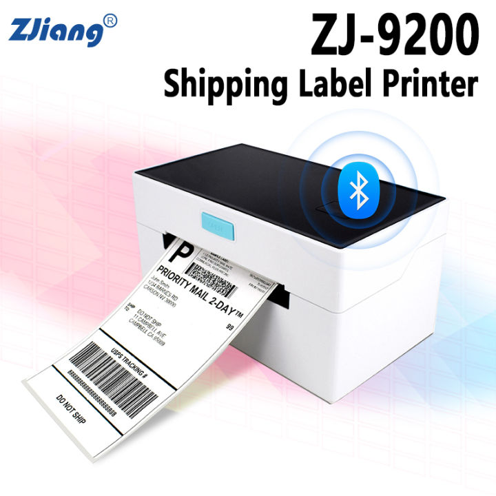 ZJ9220 Thermal High Speed Label Printer Wireless Bluetooth Small