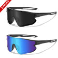 2 Pairs Sunglasses for Men And Women UV Protection Big Lens Outdoor Sports Fishing Goggles MTB Bike Cycling Running Hiking. 