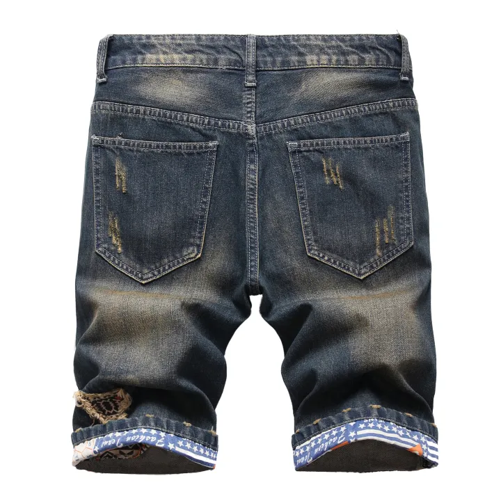 Personalized%20Ripped%20Denim%20Shorts%20for%20Men,%20Retro%20and%20Nostalgic%20Hip-hop%20High%20Street%20Stretch%20Straight%20Fashion%20Short%20Jeans%20Male%20-%20Image%206