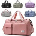 Travel bag / travel bag with dry wet seperation / Large Capacity Unisex Travel Duffel sports Bag. 