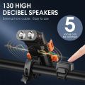 WEST BIKING 5 in 1 LED Headlight Combo
Bicycle Front Light Bicycle Light Set MTB Bike
LED Front Headlight with Horn Power Bank. 