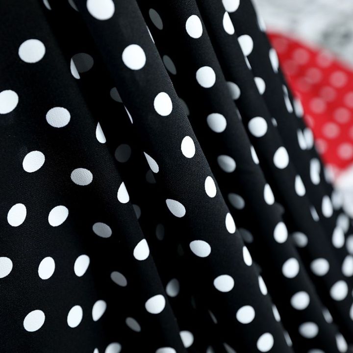 2pc polka dot lawn fabric summer dress for girls and women trendy summer wear polka dot dress