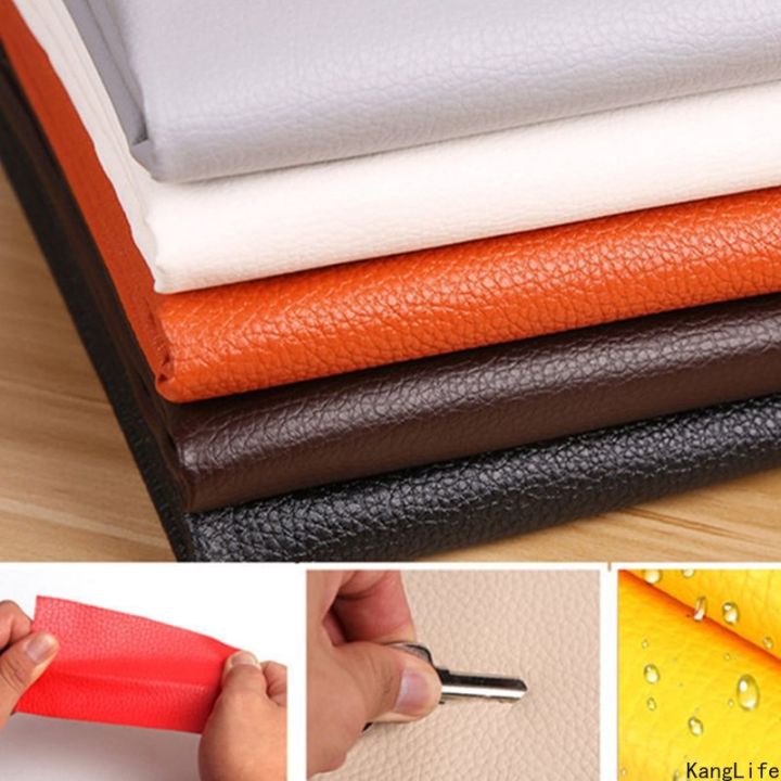 20x30CM Self Adhesive PU Leather Patches Faux Synthetic Leather Fabric