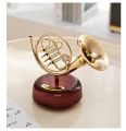 Music Box Wind Up Musicbox Twirling Music Box Rotating Base Brass Wind Instrument Replica Artware Gift for Christmas Birthday. 