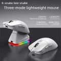 X11 Series Mouse Lightweight Paw3311 Gaming Three Modes 2.4Ghz Wireless Bluetooth with Rgb Charging Stand Gaming Office Mouse. 