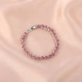 Fashion Women's Crystal Cubic Zirconia Bracelets Silver Color Bracelet Weight Loss Magnetic Therapy Bracelet Health Jewelrys. 