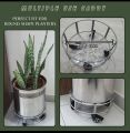 Multiple Use Caddy Trolley Dolly Stand on Wheels for Round Planter Pot / LPG Gas Cylinders / Urns / 19L Water Bottle. 
