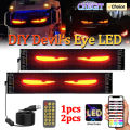 Demon Eyes LED Car Sign Animation LED Matrix Pixel Panel DIY Programmable Bluetooth App Control LED Panel Flexible Display. 