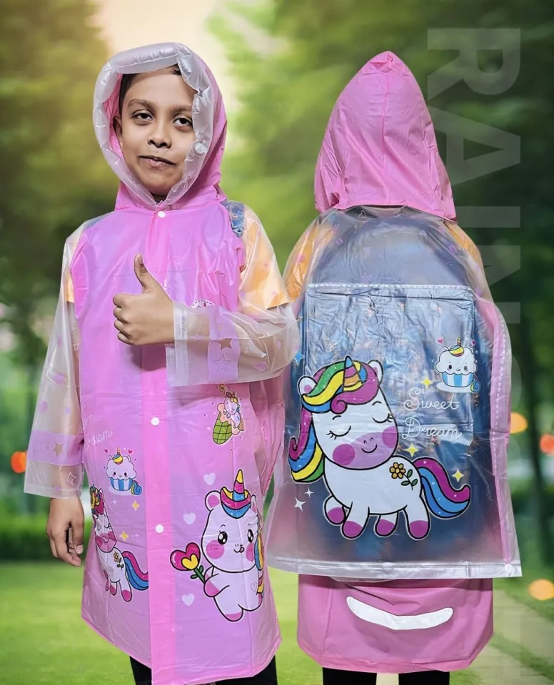 Splendid Versatile -Choice and Remark -Children Raincoat