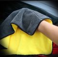 car bike wash double layer microfiber towel car cleaning. 