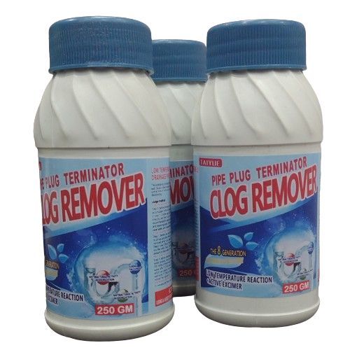 Clog Remover For Opening Pipeline Blockage & Clogged Opener For Sink & Bathroom 250 Gram