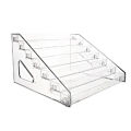 3/5/7 Tiers Acrylic Display Stand Rack Shelf Ladder Display Rack Bagi Storage Multi-Layer Doll Figurine Transparent Display Rack.