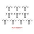10Pcs Solar Panel Drainage Clip Clamp Photovoltaic Panel Water Guide Clamp Roof Solar Panel Frame Cleaning Clips Mud Clamp.