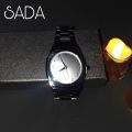 Arabic Dial Watch Black Aura Steel watch. 