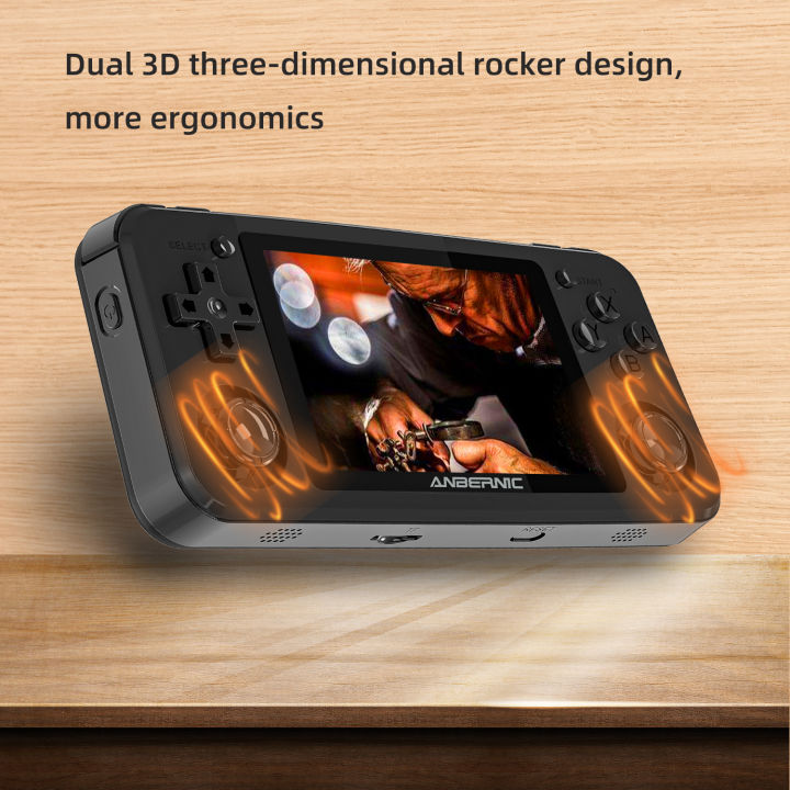 ANBERNIC RG351P Retro Video Game Console 3.5‘’ IPS Screen RK3326 3500 ...