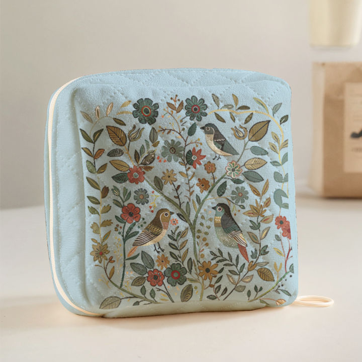 1%20Portable%20Sanitary%20Napkin%20Storage%20Bag,%20Made%20of%20Seaweed%20Turtle%20Pattern%20and%20Diamond%20Mesh%20Material,%20lightweight%20Women's%20Tissue%20Bag%20-%20Image%206