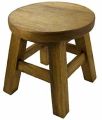 Rustic Round Wooden End Table – Side Table, Coffee Table, Accent Table, Natural Wood, Compact Design, Living Room & Bedroom Furniture, Small Rustic Coffee Table, Wooden Side Table, Versatile End Table, Wooden Stool, Rustic Stool, Modern Rustic Home Décor,. 