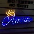 Customized NEON Sign Board - Name Plate - 4 Letters Alphabets. 