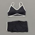 2Pcs HISTELLO Ignite Sculpt Sports Set Naked Feel Tummy Control Cross Bra Scrunch Hip Lifting Yoga Pilates Running Fitness Sets.
