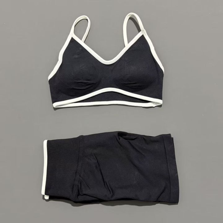 2Pcs%20HISTELLO%20Ignite%20Sculpt%20Sports%20Set%20Naked%20Feel%20Tummy%20Control%20Cross%20Bra%20Scrunch%20Hip%20Lifting%20Yoga%20Pilates%20Running%20Fitness%20Sets%20-%20Image%206