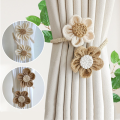 Flower Curtain Tie Rope Backs Holdbacks Buckle Clips Accessory Rods Accessoires Hook Holder Home Decorations. 