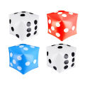 13.7 Inch Jumbo Inflatable Dice by Novelty White and Black Giant Dice for Indoor and Outdoor Broad Game. 