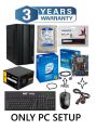 Full New Desktop Only pc. Core 2 Duo Processor RAM 8GB DDR3 Main Board : Intel/Asus/Gigabyte/Asonic G41 HDD 250 GB keyboard mouse..
