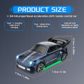 1/64 Scale Drift RC Car 2.4Ghz Desktop Mini Racing ESP Remote Contrl Car Model 4WD RC Vehicle Toys for Adults Children's . 