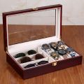 WellZone   PU Leather  Multi-Functional Daily Storage Box For Watch Box Case Ring  Jewelry Storage Box With Lock. 