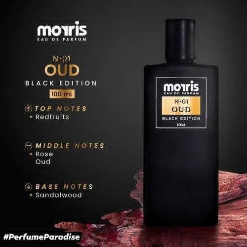 morris black edition Oud 100ml perfume Long lasting fragrances