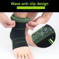 1Pcs Ankle Compression Sleeve for Women/Men,Ankle Brace with Silicone Gel, Toeless Compression Sock for Arch & Heel Pain Relief.