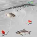 9KM 50Pcs Carp Hook Automatic Flip Fishing Hook High Carbon Steel With Eye Barbed.