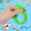 4 Pieces Dive Eels Catch a Snake Dive Toys Water Snake Toy Swimming Pool Games for Toddlers Boys Girls Teens Adults. 