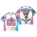Bandai One Piece Tony Tony Chopper 06 Soccer Jersey 3D Quick Dry T-Shirt For Men Women Kids Sports Anime Tee Streetwear.