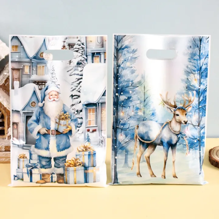 10/20/50pcs%20Blue%20Christmas%20Candy%20Bags%20Santa%20Claus%20Snowman%20Gift%20Handheld%20Bags%20Christmas%20Decor%202025%20Winter%20Holiday%20Party%20Favors%20-%20Image%205