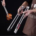 45CM Outdoor Camping Grill Tongs Extra Long Kitchen Tongs Grilling Tongs Clips Stainless Steel Tongs For Cooking Grilling. 