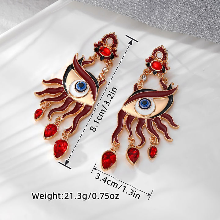 A%20Fashionable%20and%20Creative%20Red%20Devil's%20Eye%20Red%20Earrings%20-%20Image%203