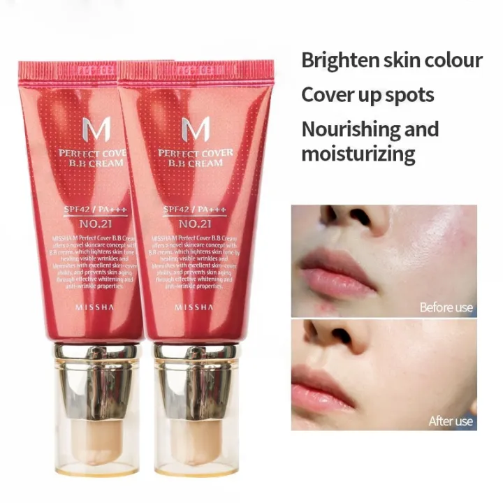 MISSHA%20M%20Perfect%20Cover%20Bb%20Cream%2050ml%20Moisturizing%20Concealer%20Even%20Skin%20Tone%20and%20Lasting%20Makeup%20Korean%20Skincare%20BB%20Cream%20-%20Image%205