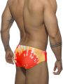 Men's Tie-Dye Briefs, Men's Swimwear, Summer Beach Swimming Shorts.