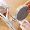 1 Roll Reusable Fastening Tape Cable Ties, Multi-Purpose Cord Organizer, Computer And TV Wire Storage, Data Cable Management Tie. 