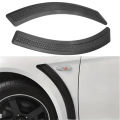 For Mitsubishi Lancer EX EVO 2008-2015 Door Fender Vent Sticker Black Side Wheel Eyebrow Cover Trim Sticker Guard 2pcs. 